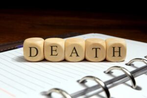 Concept of the word "death"