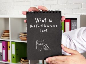 Bad Faith Insurance Claims or Lawsuits