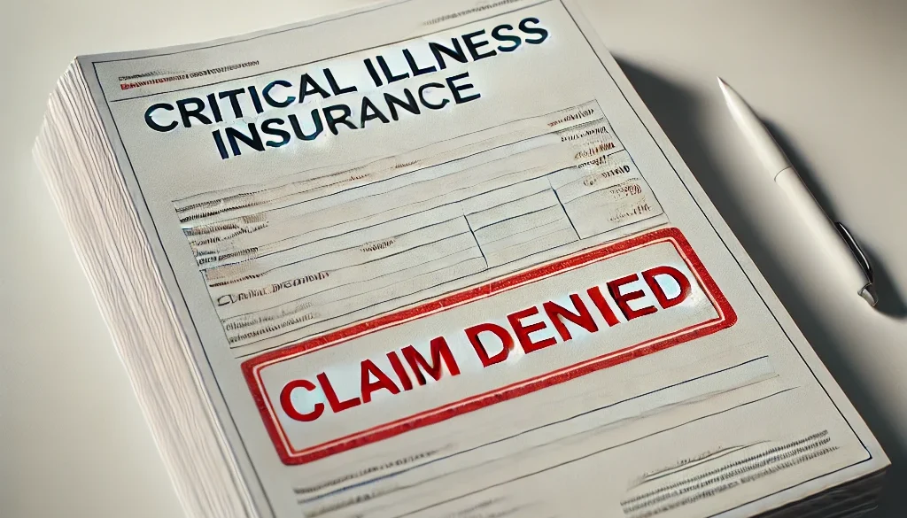 Critical Illness Insurance in Oklahoma - Claim Denied