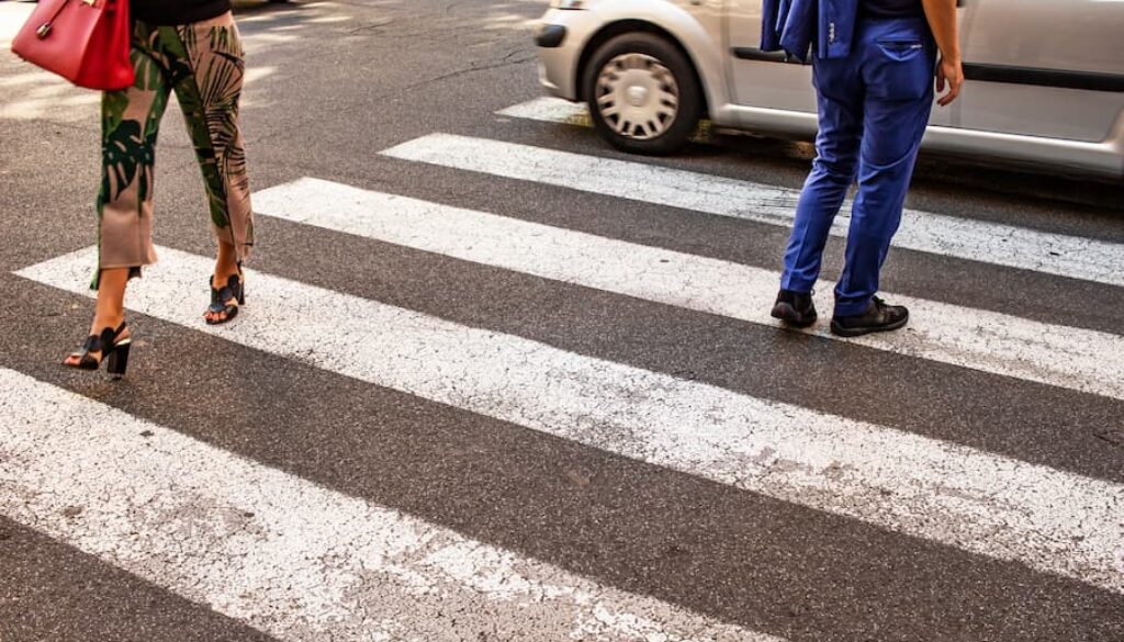 Pedestrian Accident Legal Options A driver’s perspective of a pedestrian accident, highlighting legal options for pedestrians.